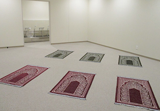 イスラム教のための礼拝室